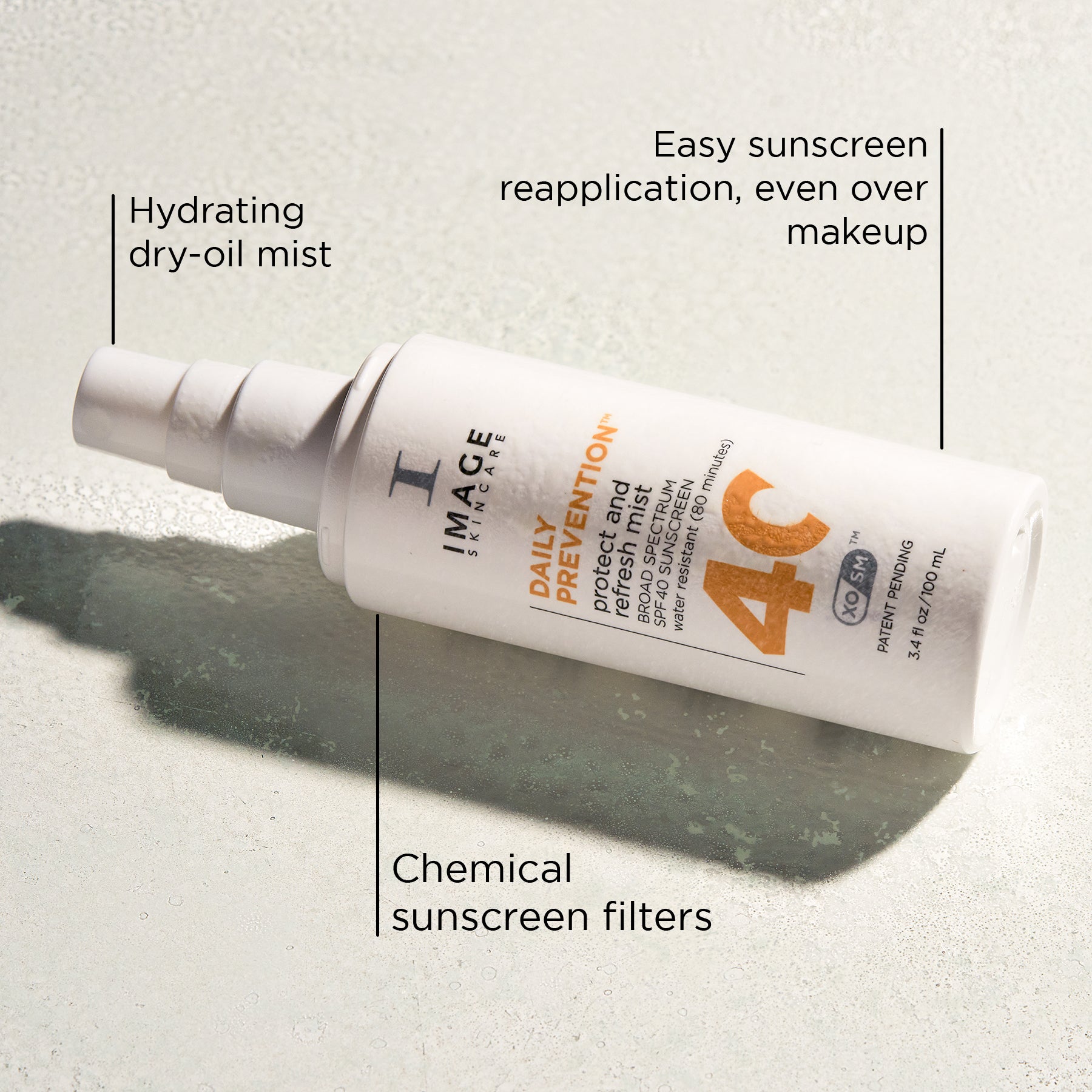product closeup with benefits