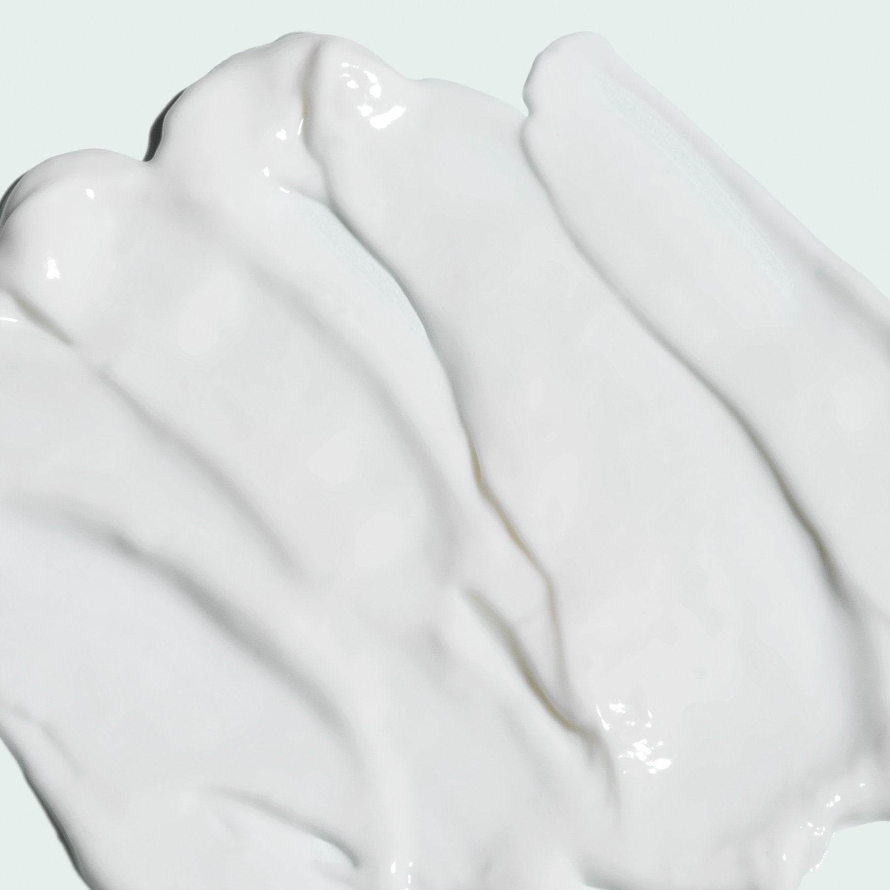 close up of brightening creme texture swatch 